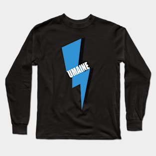 umaine lightning bolt design Long Sleeve T-Shirt